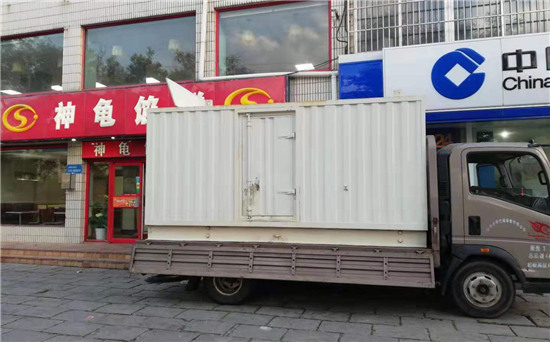 东郊镇出租发电机施工案例